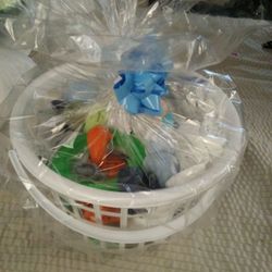 BRAND NEW LAUNDRY BASKET 🧺 BABY SHOWER GIFT FOR A BABY BOY 