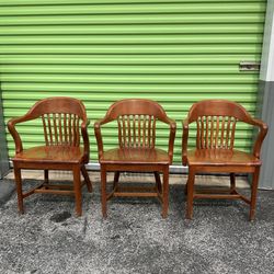 Solid Wooden First Coastal Banker’s Chairs By Arrington Commercial Interiors