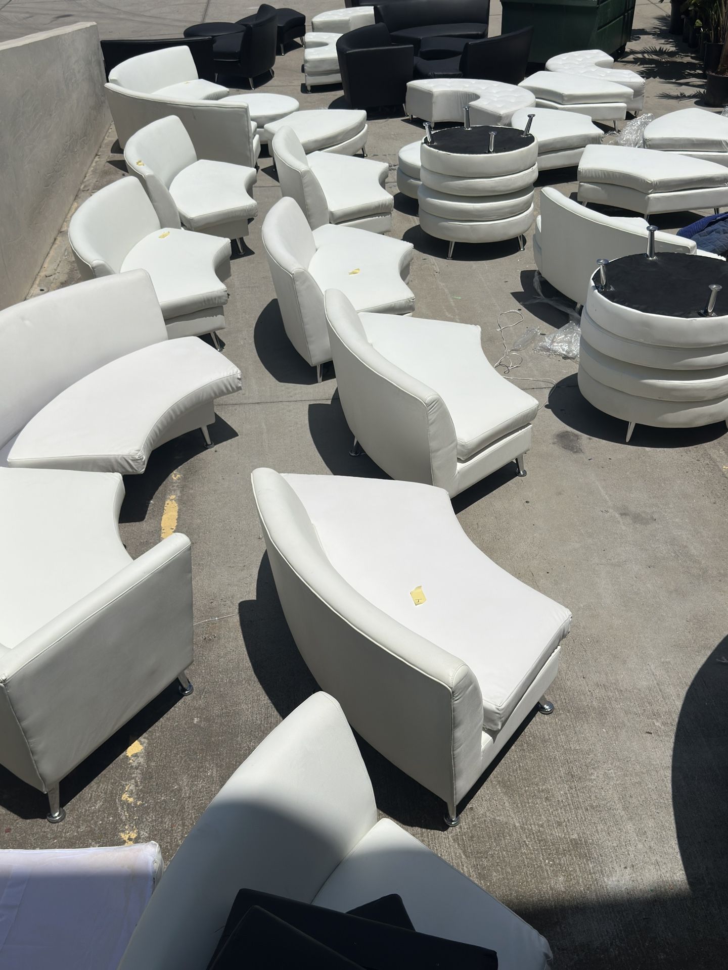 White Leather Sofa Sets