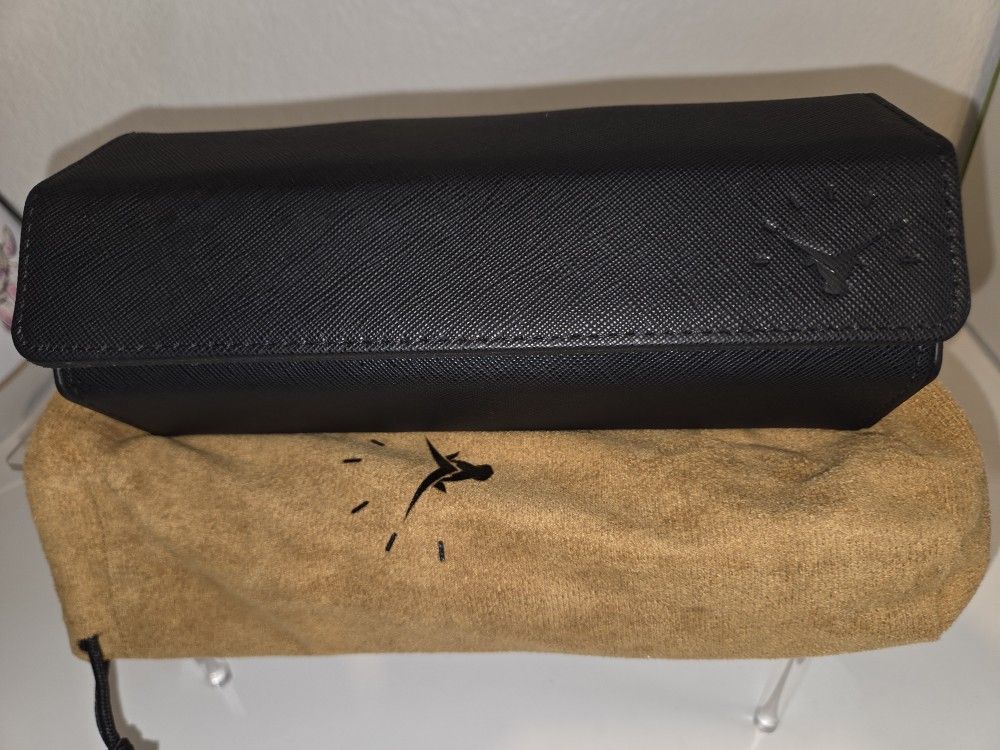 Leather & Time Watch Travel Case NEW