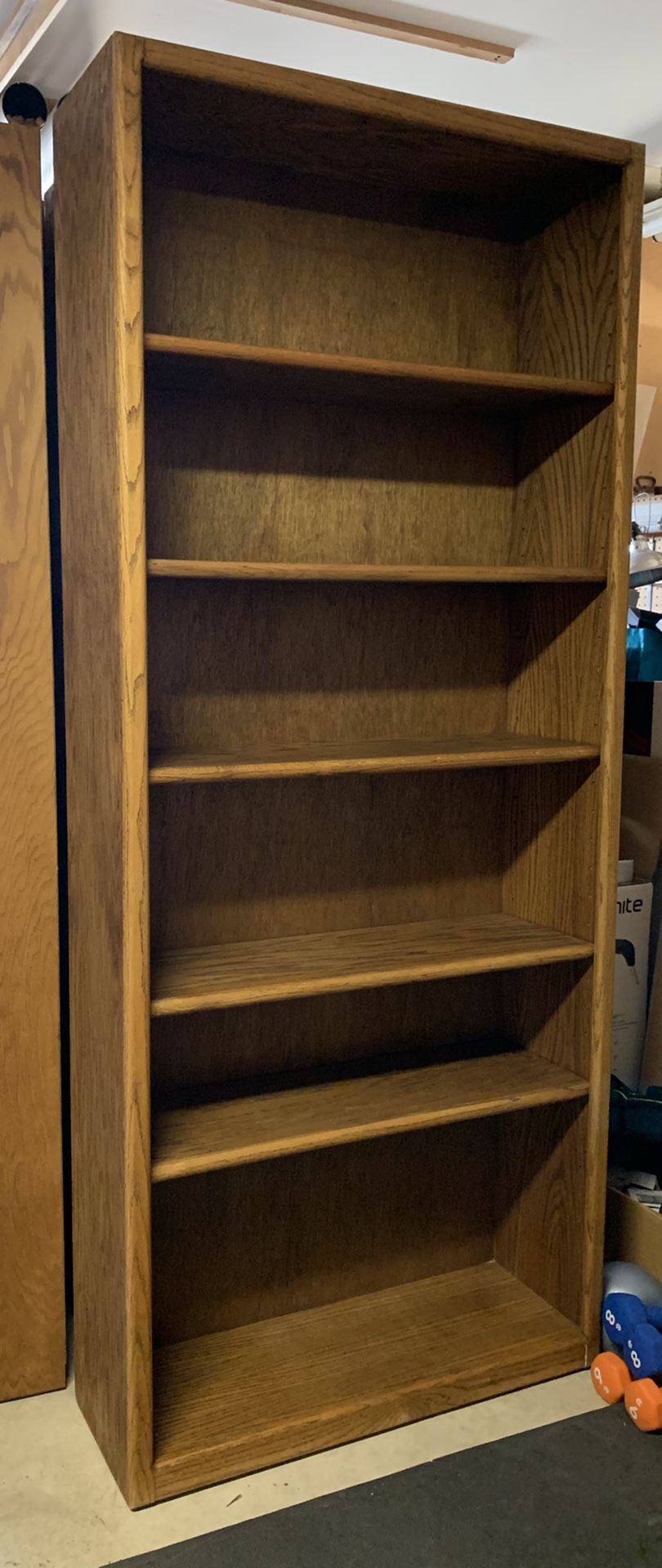 Oak Book Cases with Adjustable Shelves