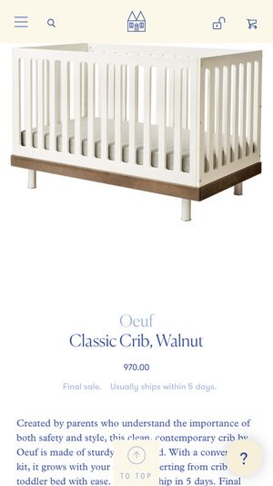 Oeuf Classic Crib For Sale In Los Angeles Ca Offerup