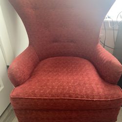 Upholstered Fabric Chair