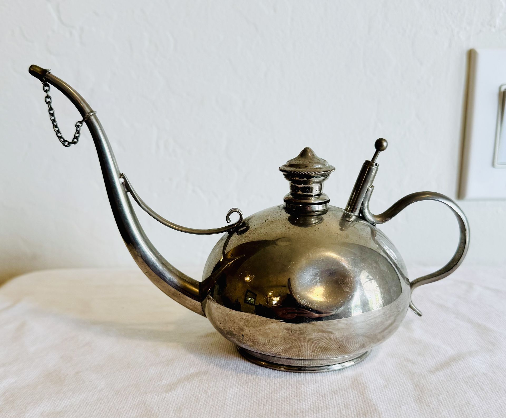 Antique S. Sternau & company Whale oil lamp filler.
