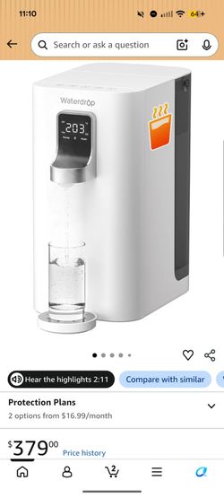 Waterdrop k19 countertop reverse osmosis water dispenser