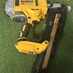 Dewalt 21 Degree Cordless Framing Nail Gun