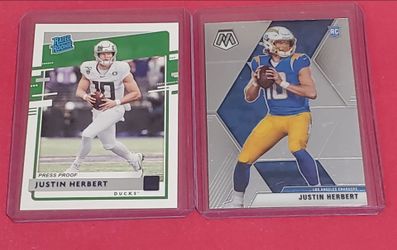 Justin Herbert Rookie Lot of 2