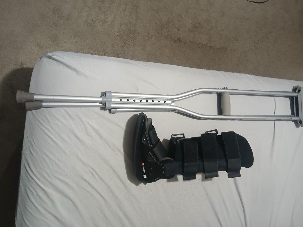 Donating To Who May Need Crauches & Boot
