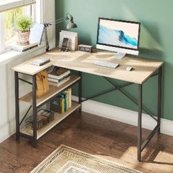 Small L-shaped desk
