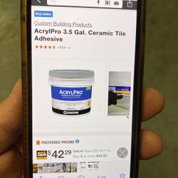 Massive Glue For Ceramic Tile 10 buckets—3 1/2 gallon