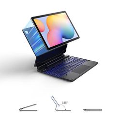 Dexnor Keyboard Case for Samsung Galaxy Tab S6 Lite 10.4 Inch with S Pen Holder