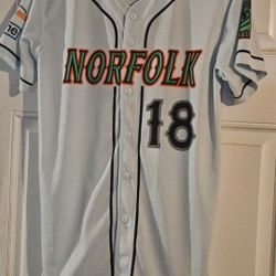 Norfolk Tides Baseball Jersey 