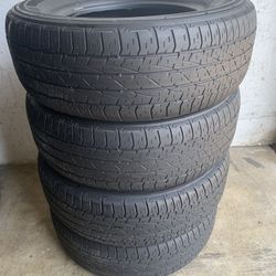 265/65/r17 Firestone All Four (4) tires 