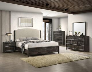 New Arrival!! 4 Pc Transitional Queen bedroom Set!!