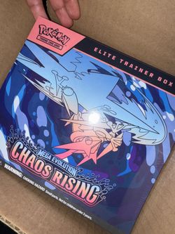 Pokemon Chaos Rising ELITE Trainer BOX ETB New Sealed