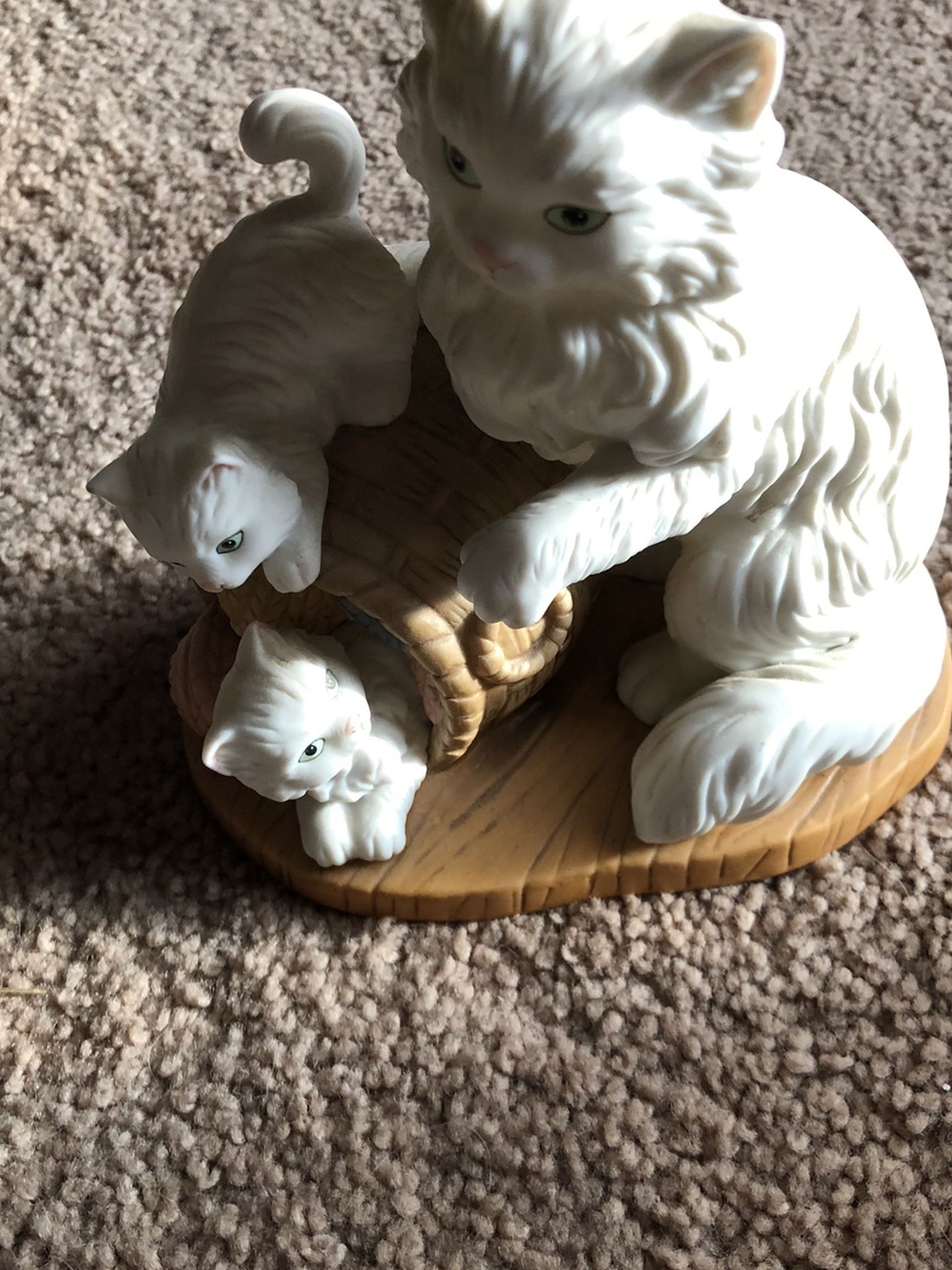 White Cat Statue