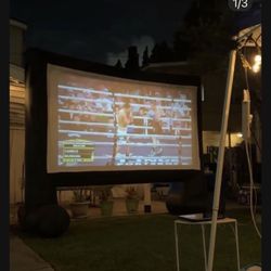 Inflatable Projector Movie