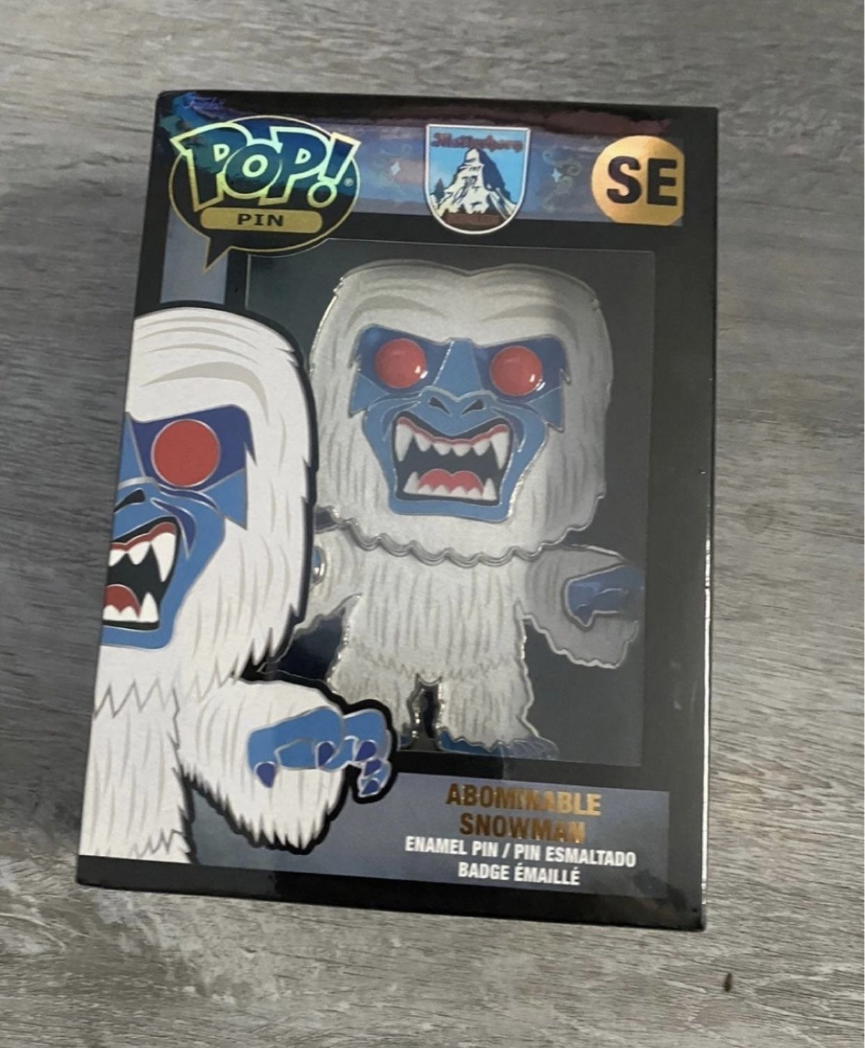 Disney Parks abominable Snowman matterhorn Bobsled funko pop jumbo pin 