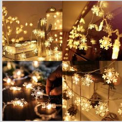 snowflake lights christmas 