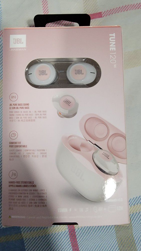 JBL TUNE 120TWS - True Wireless in-Ear Headphone - Pink


