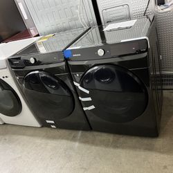 SAMSUNG WASHER AND ELECTRIC DRYER