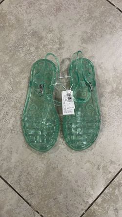 Old Navy Girl’s Mint Green Jelly Sandals / Shoes, Size 2