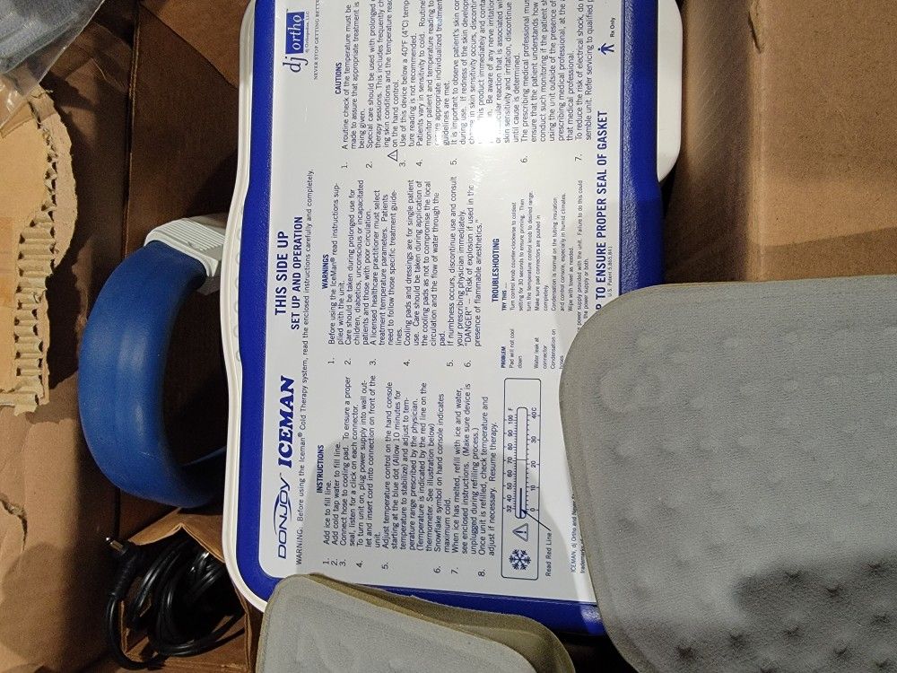 Ice Machine Don Joy With Large Universal Pad