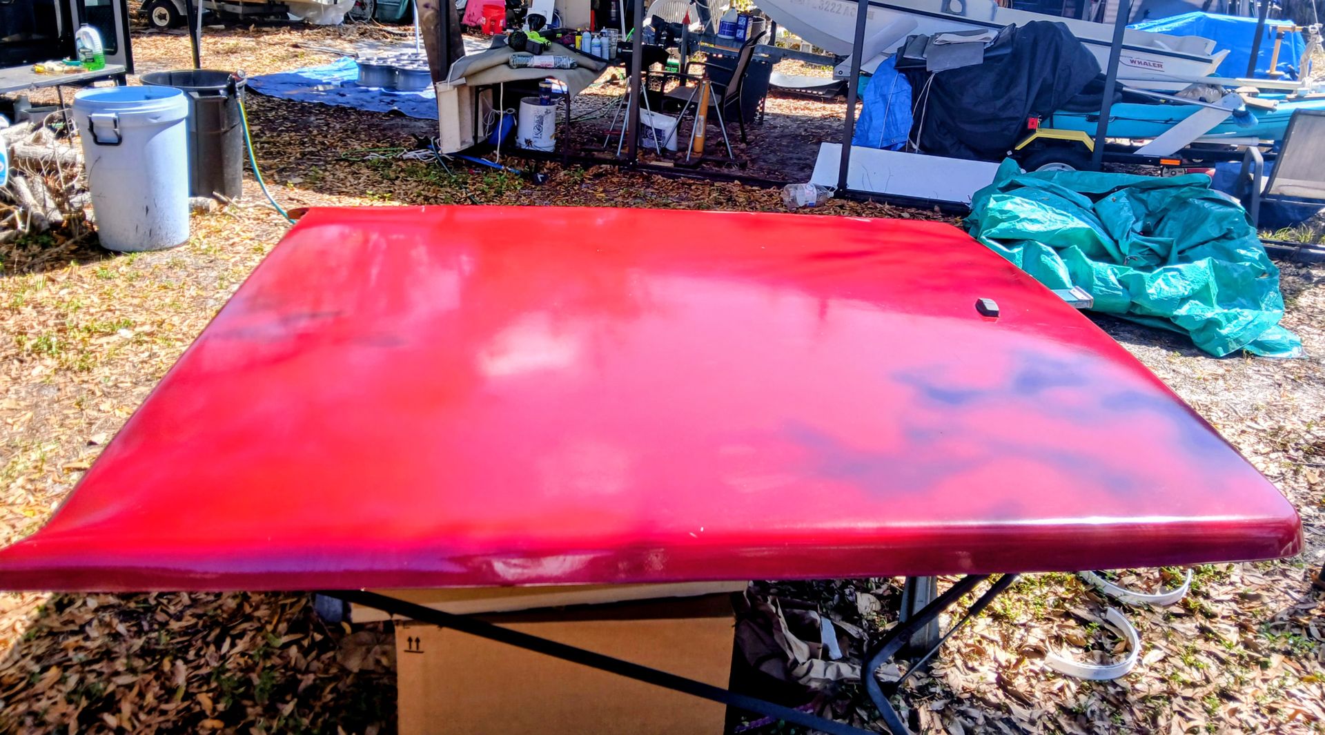 Fiberglass Tonneau Cover/Bed Cap 6 1/2ft