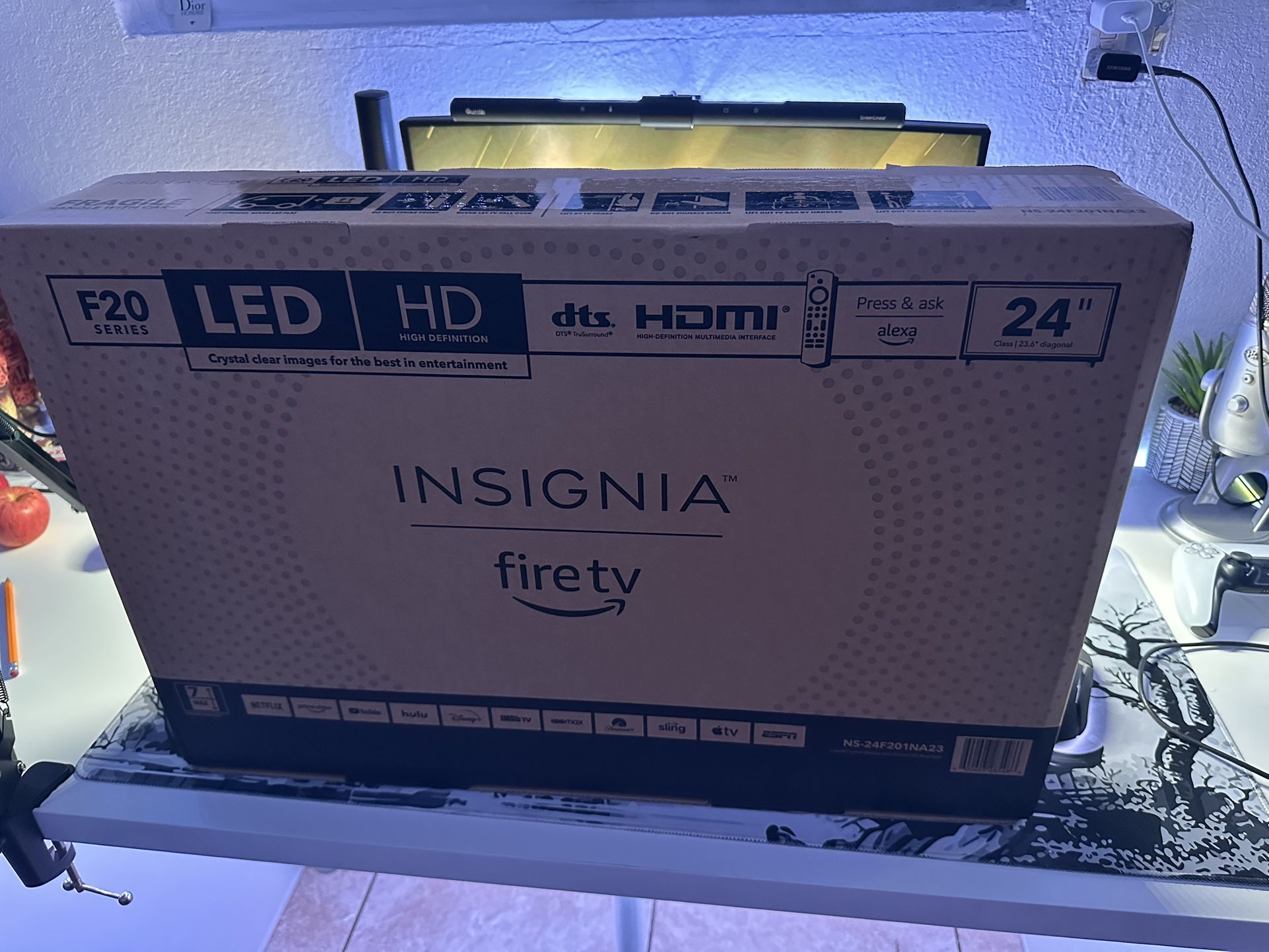 Insignia 24 Inch Brand New TV Smart HD