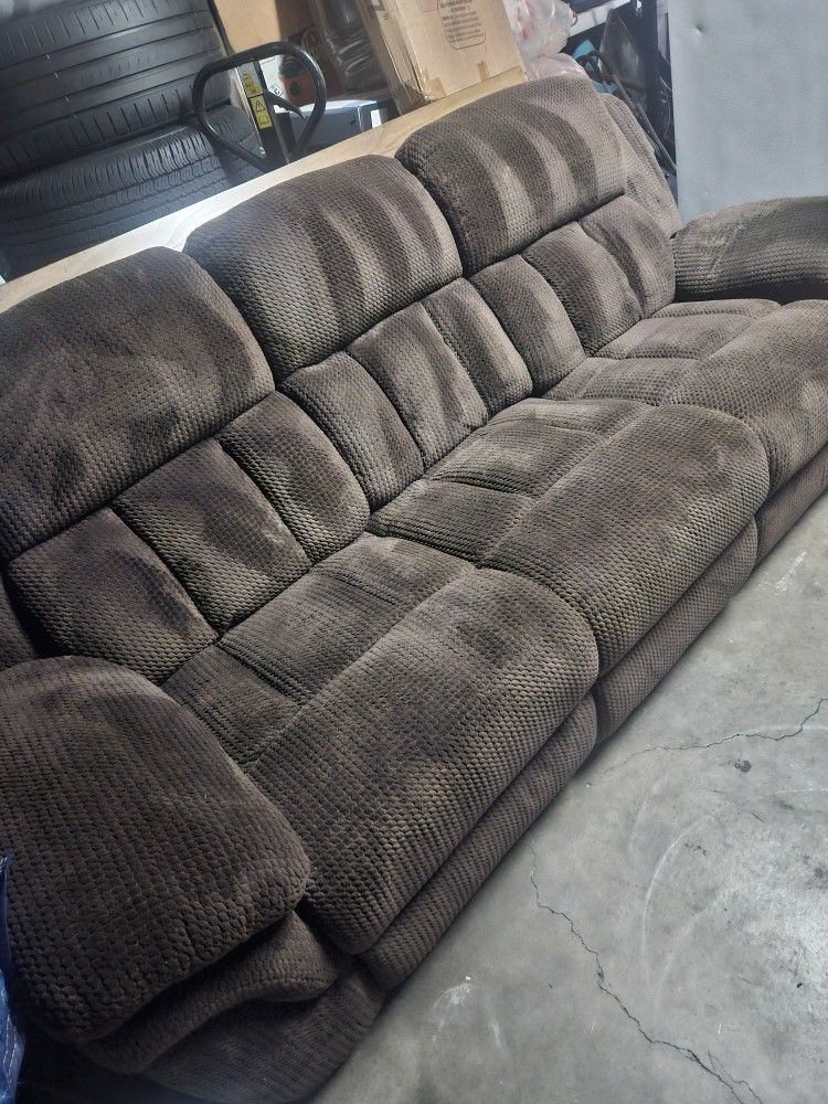 Brown Recliner Sofa