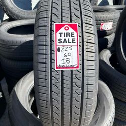 225-60-18 Yokohama Avid Full Used Tire Set $240 Free Mounting And Balancing 