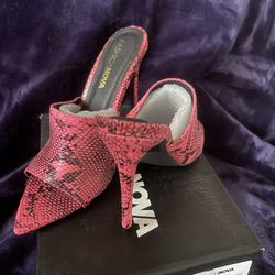 Fashion Nova Pink Heels  Size 6 1/2