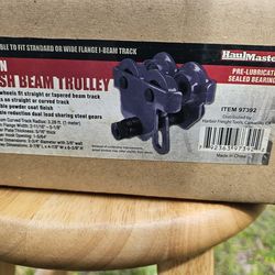 Haulmaster 1 Ton Push Beam trolly