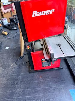 Bauer table top bandsaw