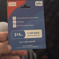 5 GB Data Unlimited Talk &text