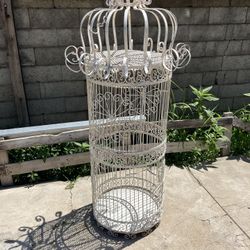 Vintage Hanging Bird Cage