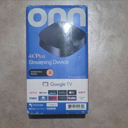 ONN 4K Plus Google TV Streaming Device