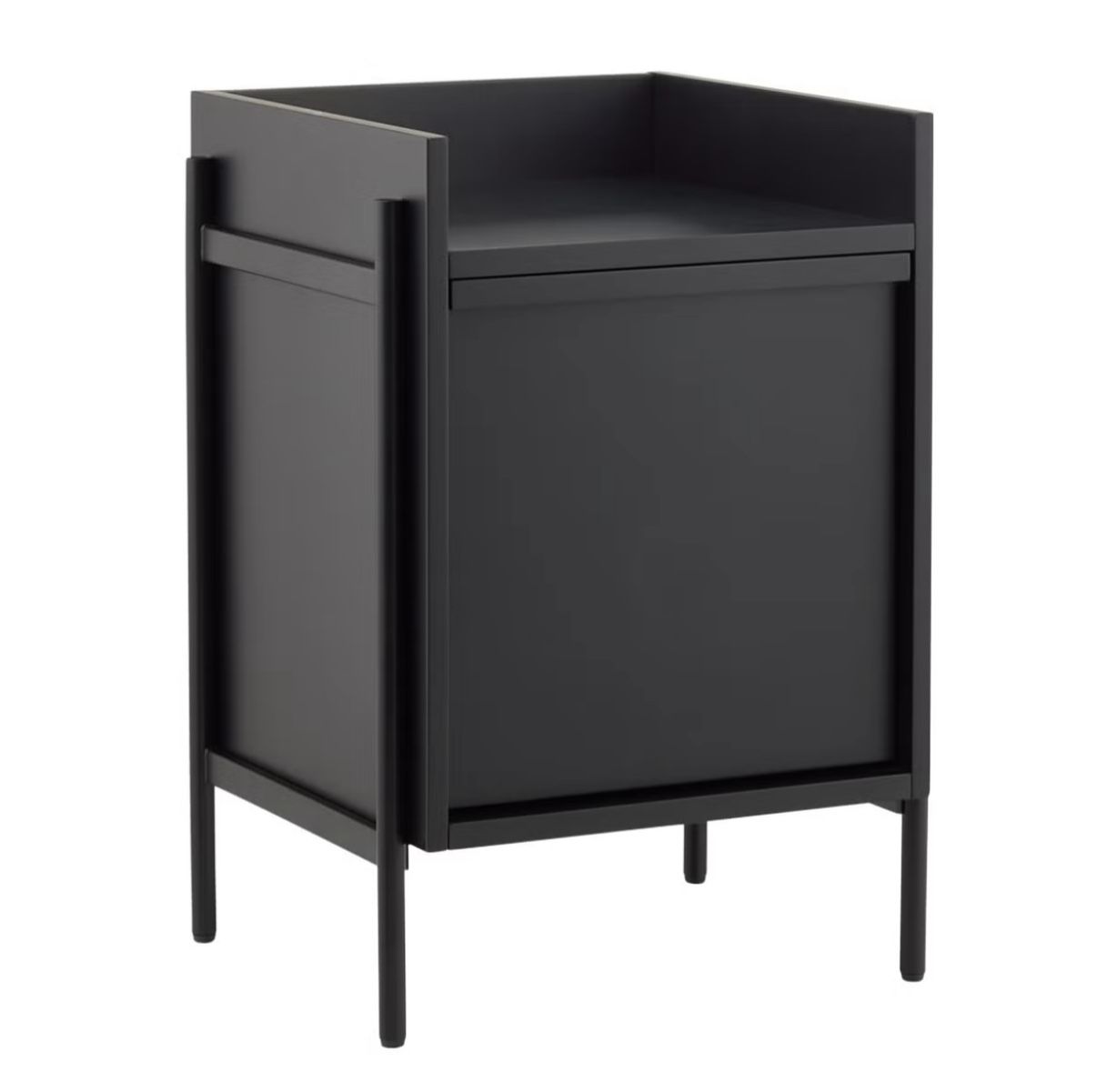 Modern Small Black File Cabbinet