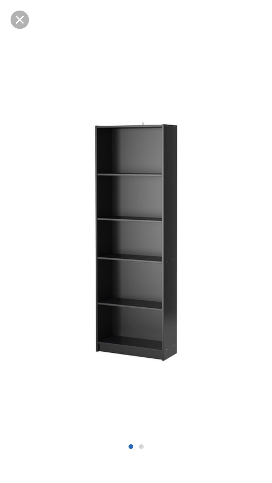 Black IKEA Bookshelf