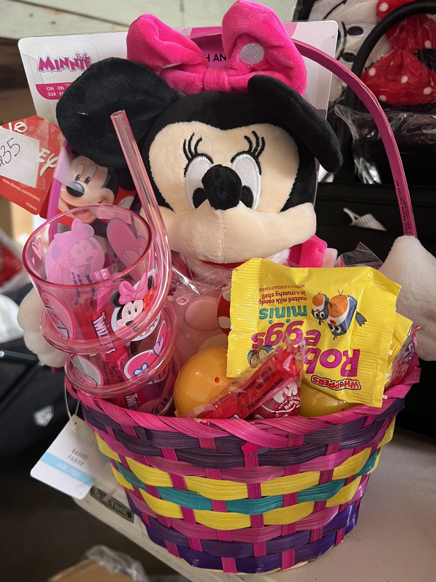 MINNIE MOUSE EASTER BASKET