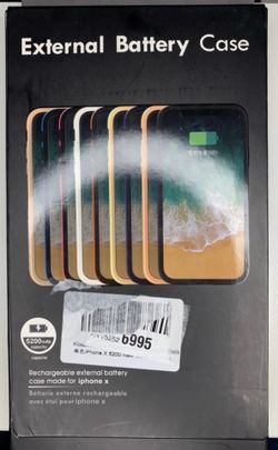 External battery case iPhone X
