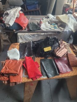 leather scraps