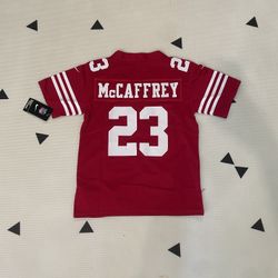 Youth San Francisco 49ers Christian Mccaffrey Red Stitched Jersey 