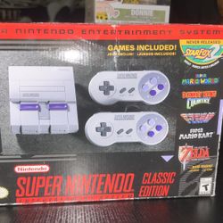 Super Nintendo Entertainment System mini console classic edition