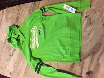Girls Large Fleece Seahawks Sweater