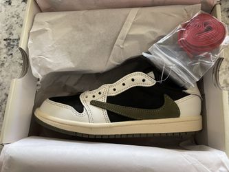 Jordan 1 Low Travis Scott Olive PS Sz 3Y
