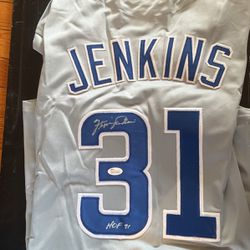 Ferguson Jenkins Signed Jersey