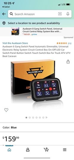 Auxbeam 6-gang Lighting ( Price Negotiable )