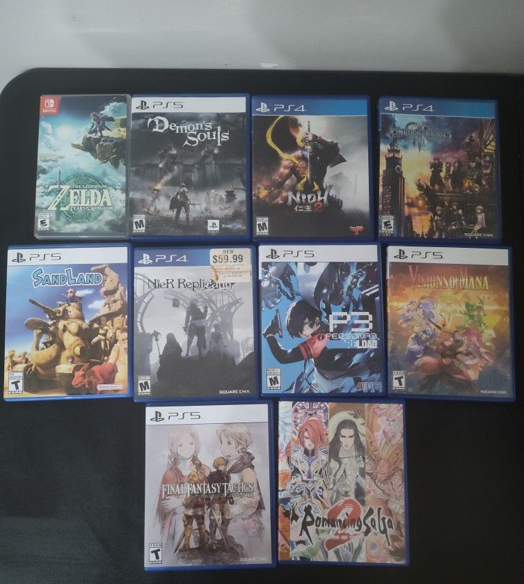 PS5 SWITCH AND PS4 GAMES FOR SALE!!! CHECK DESCRIPTION FOR PRICES!