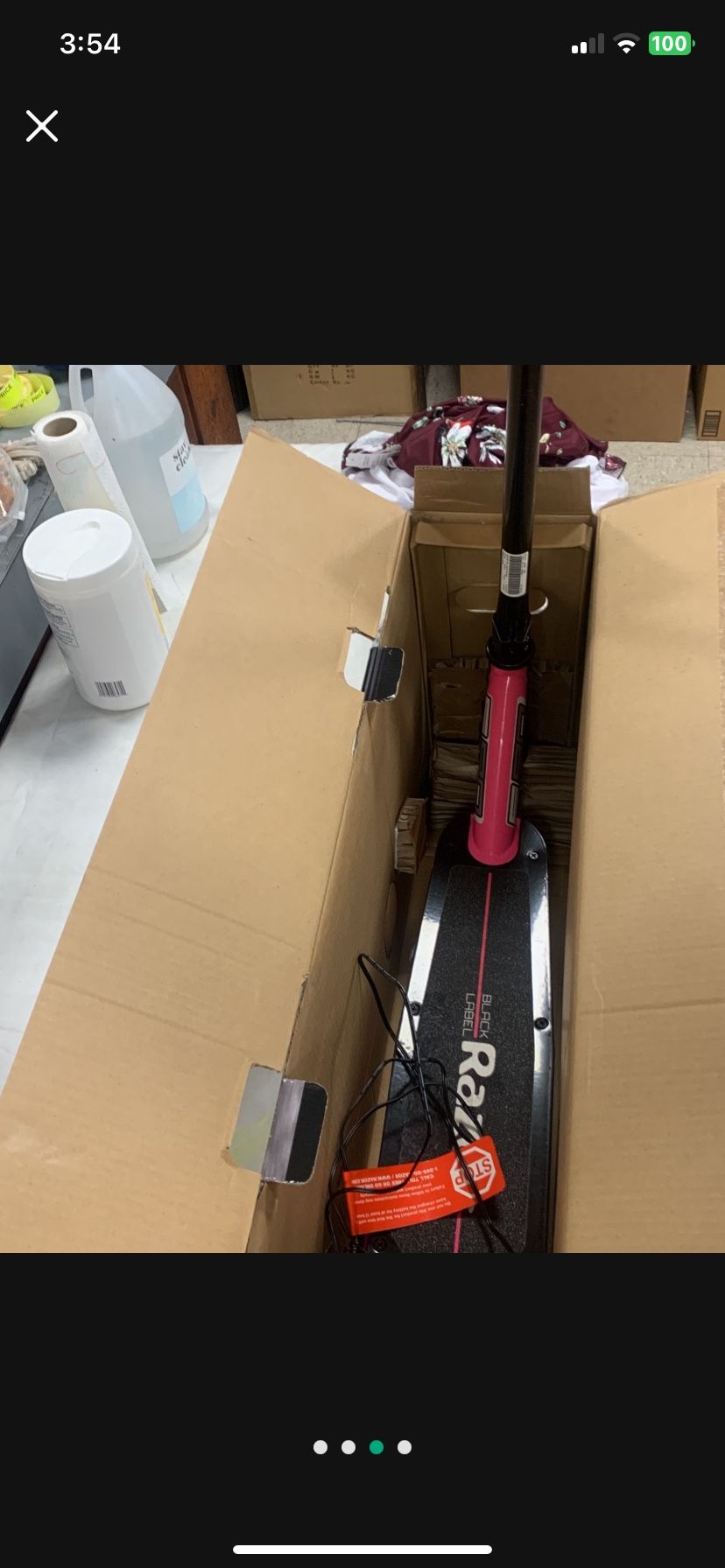 Razor Black Label E90 Electric Scooter - Pink, for Kids Ages 8+ and up to 120 lbs, up to 10 mph